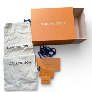 Louis Vuitton Orange Box & Dust Bag Set
